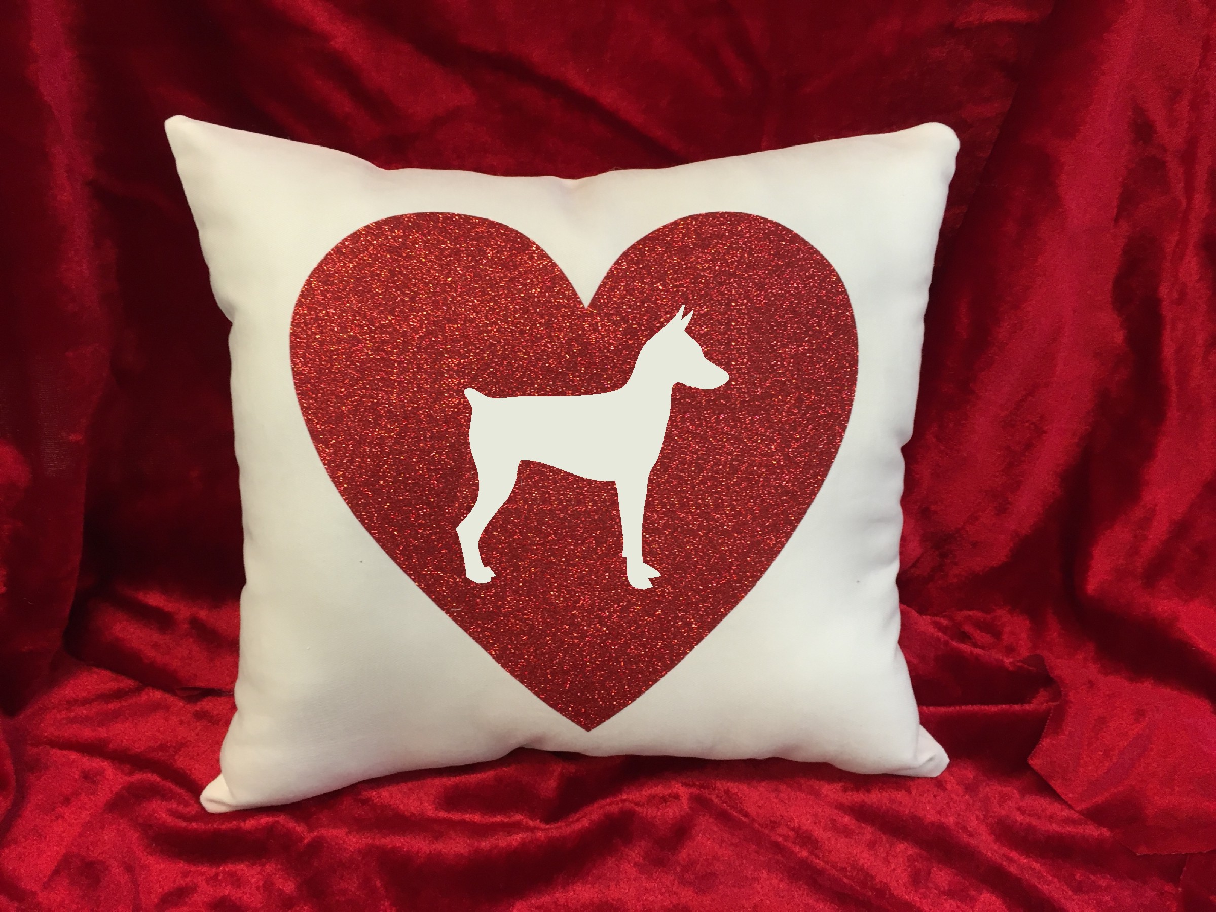 Dogs - Throw Pillow - Miniature Pinscher